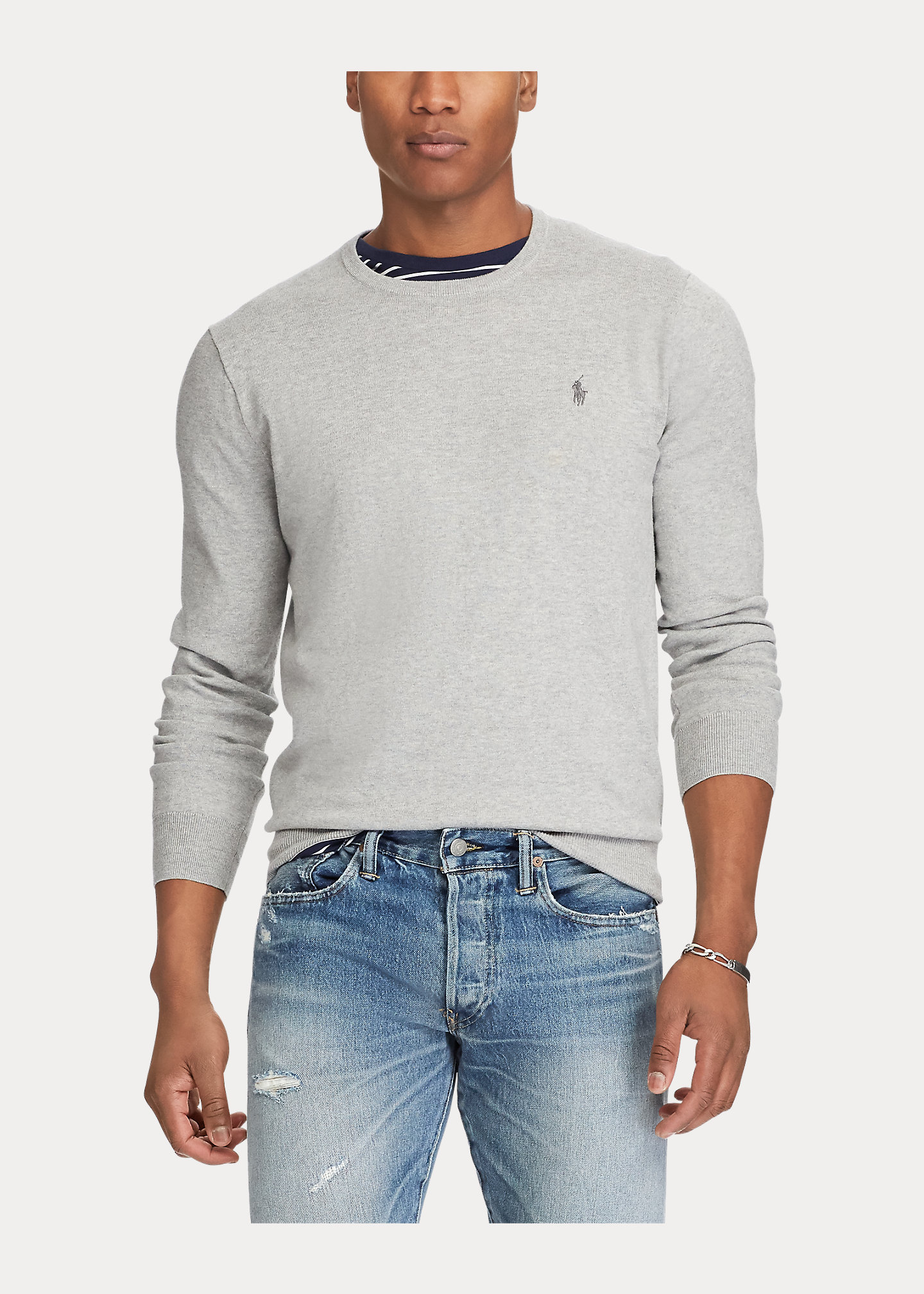 RALPH LAUREN MEN Slim Fit Cotton Sweater