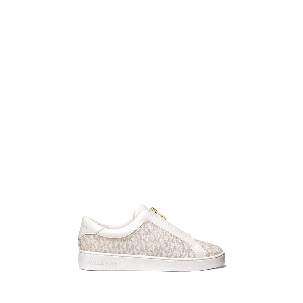 Keaton Signature Logo Zip-Up Sneaker - Pearl Brands Online